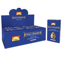 Incenso Cone Cascata Nag Champa Caixa Com 10 Cones - comprar online