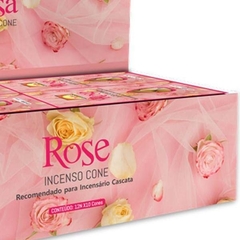 Incenso Cone Cascata Parimal Indiano Rosa Caixa Com 10 Cones na internet
