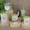 Kit 3 Velas Veganas Aroma Jasmim Toque Limão