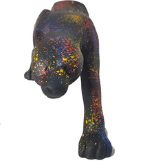 Escultura Pantera Negra 35cm 03112 na internet