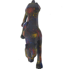 Escultura Pantera Negra 35cm 03112 - Loja Mana Omॐ
