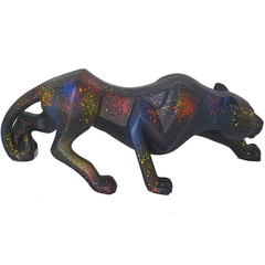 Escultura Pantera Negra 35cm 03112 - loja online