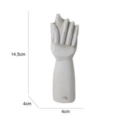 Estatueta Figa Branca 21421 - Loja Mana Omॐ