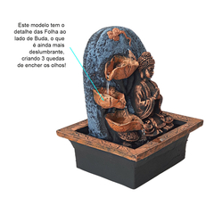 Fonte De Água Buda Folhas 01076