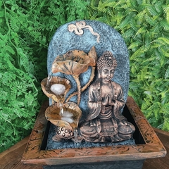 Fonte De Água Buda Folhas 01076