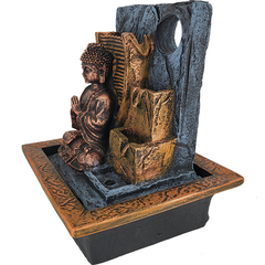 Fonte De Água Buda Namastê Parede 01077 - loja online