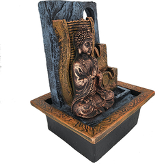 Fonte De Água Buda Namastê Parede 01077 - Loja Mana Omॐ