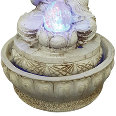 Fonte Buda Da Paz Com Bola E Led 01093 - Loja Mana Omॐ