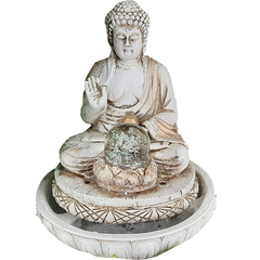 Fonte Buda Da Paz Com Bola E Led 01093 - comprar online