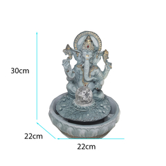Fonte Ganesha Bola Giratória e Led 01034 - comprar online