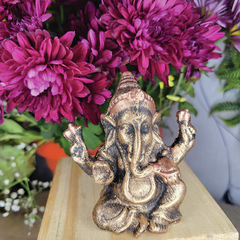 Ganesha Mini Bronzeado Ganeshinha 6cm 14039 na internet