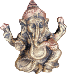 Ganesha Mini Bronzeado Ganeshinha 6cm 14039 - Loja Mana Omॐ