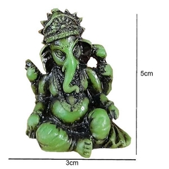 Kit 5 Mini Ganesha Resina Color - Loja Mana Omॐ