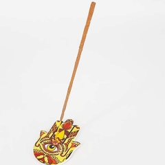Incensário Cerâmica Mão De Fátima Hamsa - comprar online