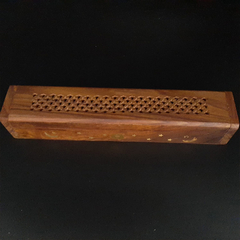 Incensário Box Vermelho Machetado Grande