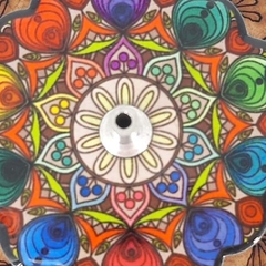 Incensário Mandala Intuição Redondo - comprar online