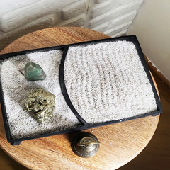 Jardim Zen Retangular Com Divisoria + Familia de Onça 21253 - loja online