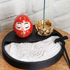 Jardim Zen Redondo Com Divisoria + Daruma 21255
