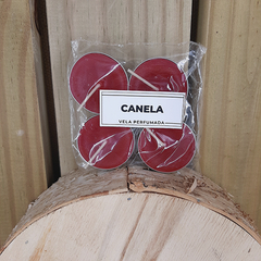 Vela Rechaud Com 4 Unidades - Canela - comprar online