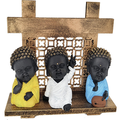 Trio Monges Painel Zen - Loja Mana Omॐ