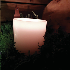Luminária Cilíndrica Em Vela 12x12 cm - loja online