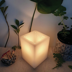 Luminária Quadrada Em Vela 10x14 - comprar online