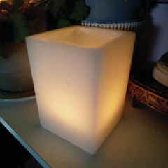 Luminária Quadrada Em Vela 10x14 na internet