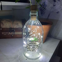 Garrafa Abacaxi Com Led Humor Abajur - Loja Mana Omॐ