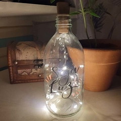 Garrafa Seja Luz Led Abajur - Loja Mana Omॐ