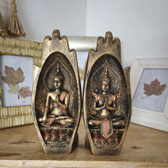 Mão De Buda Tamanho Real Em Resina Ouro Velho 05536 - comprar online