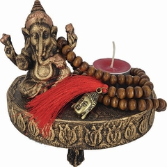 Mini Altar Ganesha Sorte 5 Itens Com Saquinho de Algodão - comprar online