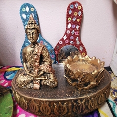 Mini Altar Fique Zen 3 Itens + Saquinho de Algodão