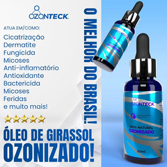 Óleo Girassol Ozonizado 20ml - loja online