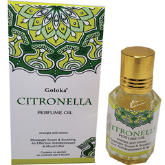 Óleo Perfumado Indiano Citronela Energia Anti-Stress - Loja Mana Omॐ