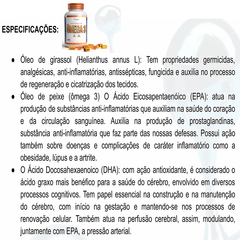 Ômega 3 Ozonizado 60 Cápsulas - Loja Mana Omॐ