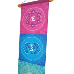 Bandeira Chakras Panô Pergaminho 94cm Parede - comprar online