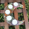 Orgonite Cristais Quartzo Porta Até 5 Velas