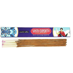 Incenso Massala Santo Expedito Ullas Exotic India - 25 Pacotes com 7 Varetas