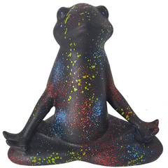 Escultura Sapo Yoga 03711 na internet