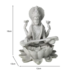 Saraswati De Mármore 16cm 0138 - comprar online