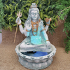 Fonte De Água Shiva Flor De Lótus Led 28cm 01062