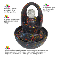 Fonte Arco Com Bola Splash Contemporânea 01127 - Loja Mana Omॐ