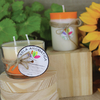 Kit Velas Vegana Vidro Aroma Baunilha