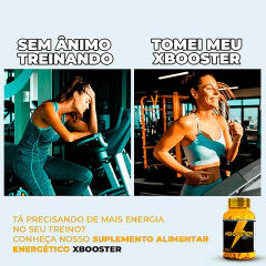 Suplemento XBooster com Taurina Energy 60 cápsulas