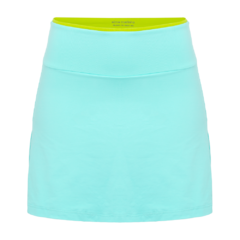 Shorts-saia eco (Baby Blue & Limão) na internet
