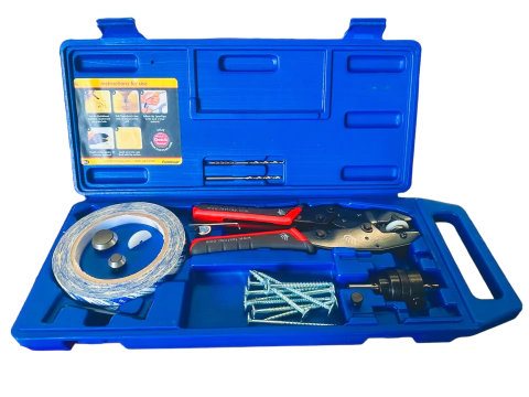 PRENSA para hacer tapas " Punch kit " Incluye Broca Avellanadora .