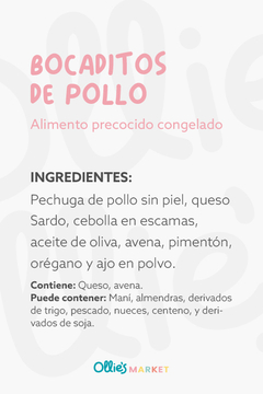 Bocaditos de pollo en internet