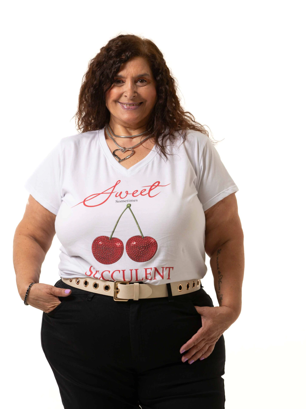 REMERA MANGA CORTA CHERRY