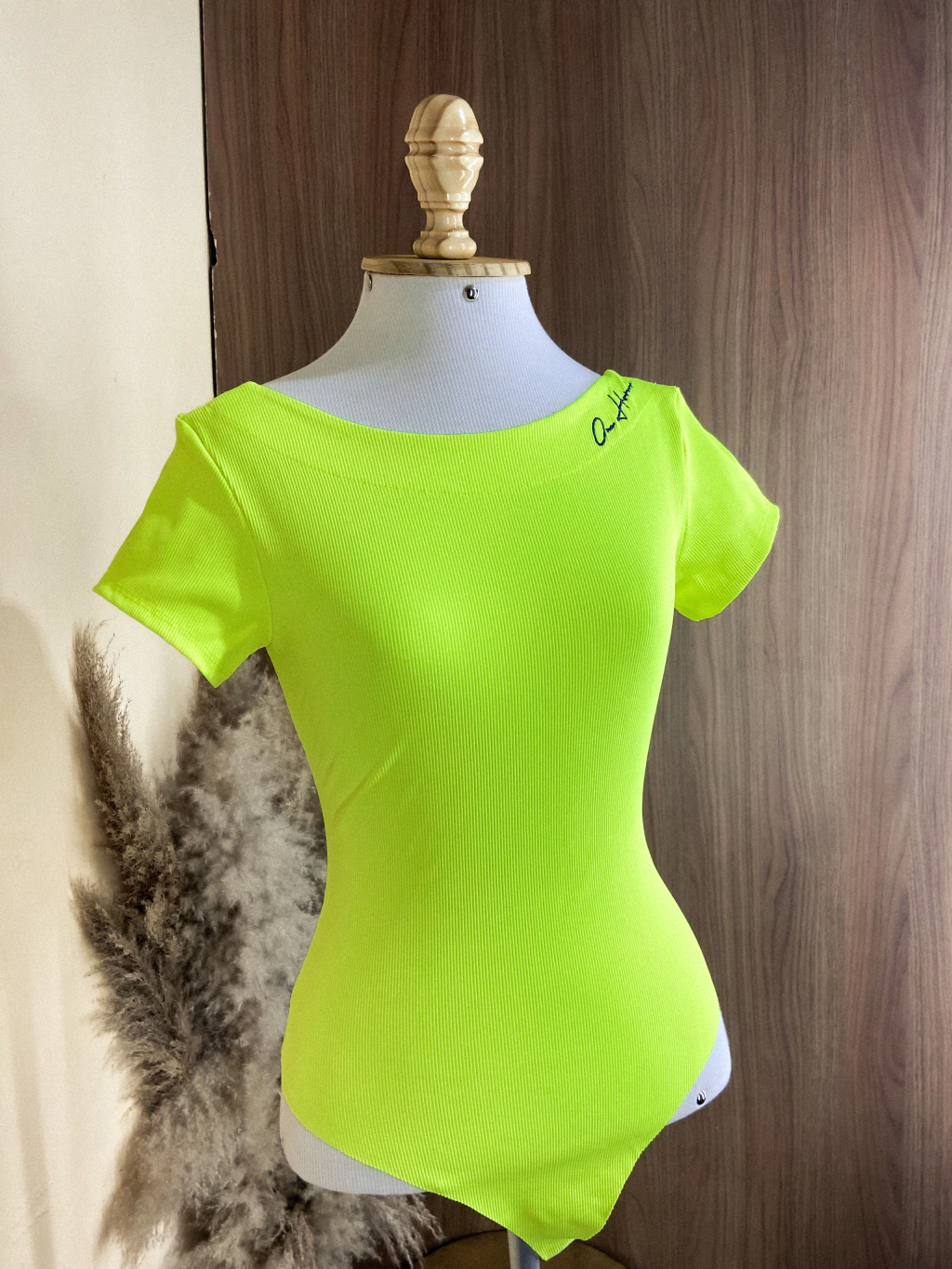 Body ciganinha amarelo neon - Ox Horns