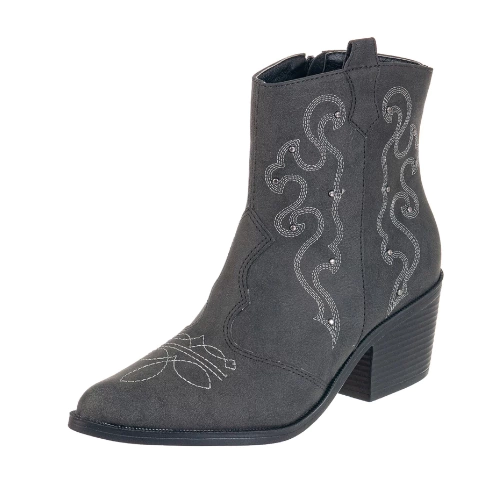 Bota Western - cano curto - preta